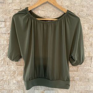 Off the shoulder Express top